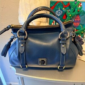 Rare NWT Denim Dooney & Bourke Leather Satchel